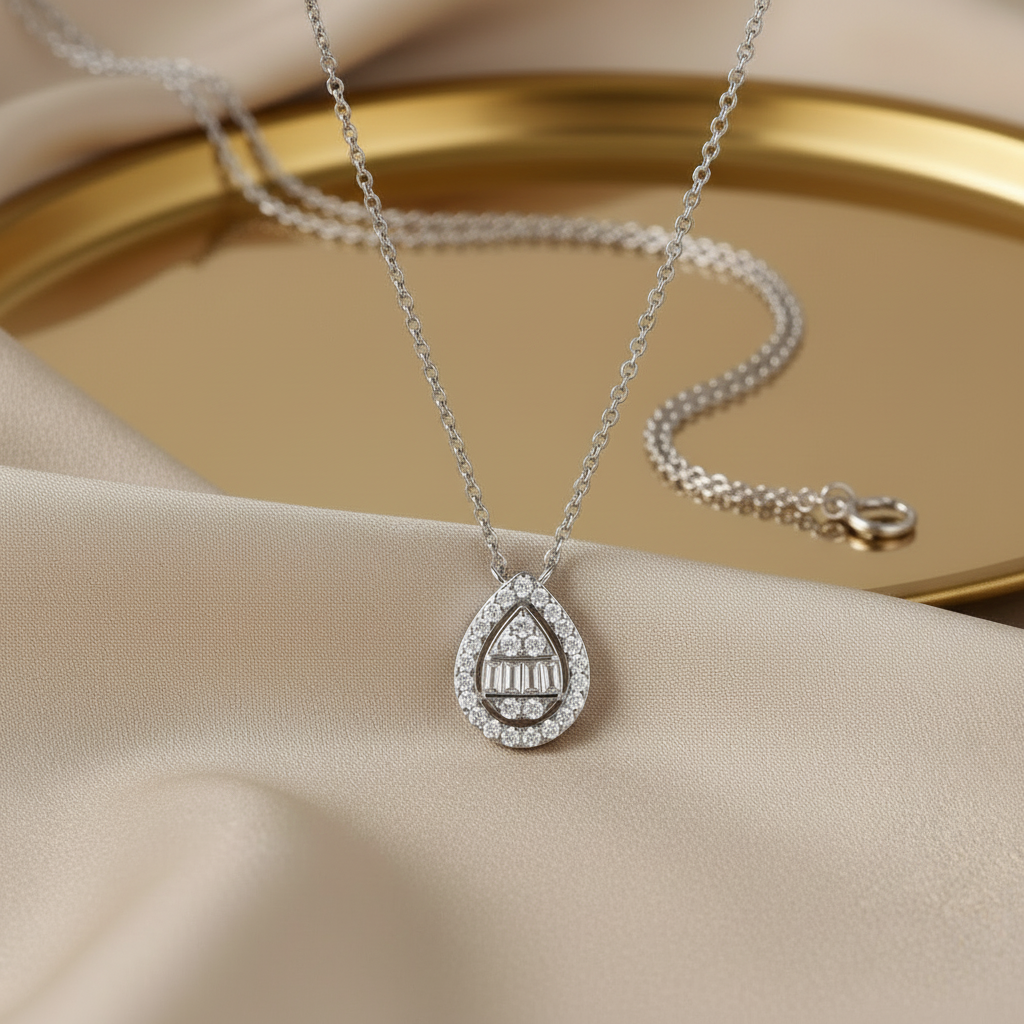 Water Drop Shine Necklace