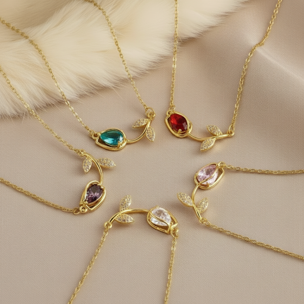 Aurora Tulip Necklace