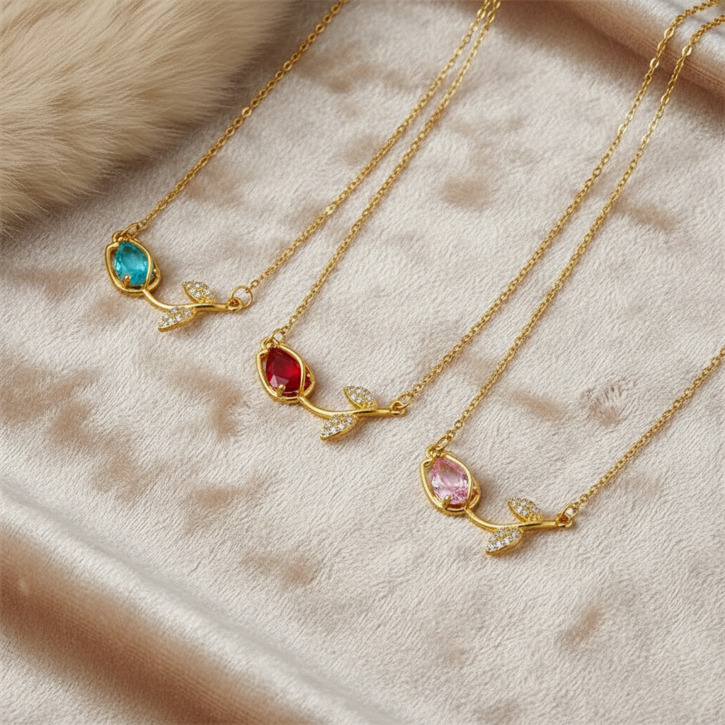 Aurora Tulip Necklace