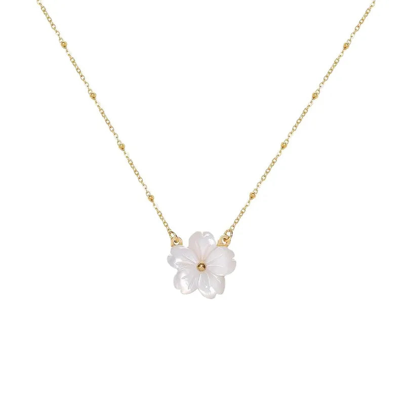 Sweet Flower Pendant Necklace