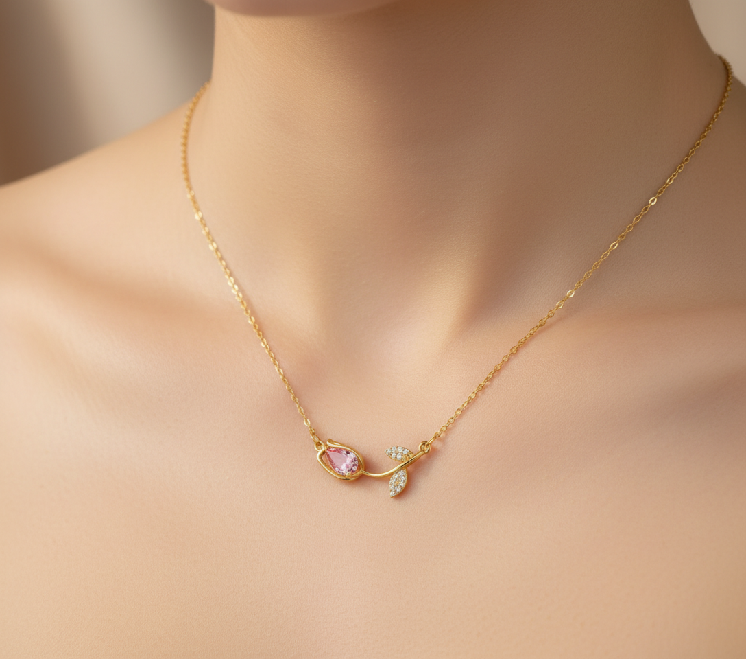 Aurora Tulip Necklace