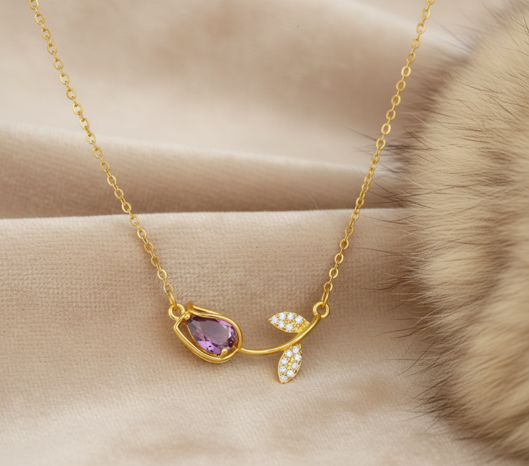 Aurora Tulip Necklace