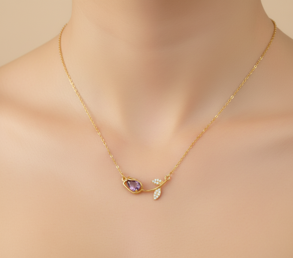 Aurora Tulip Necklace