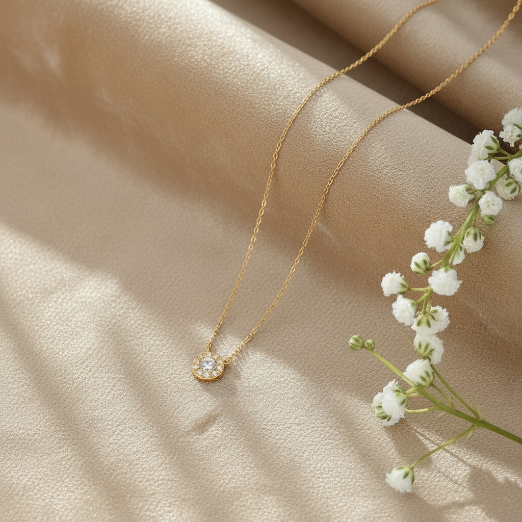 Eterna Disk Necklace