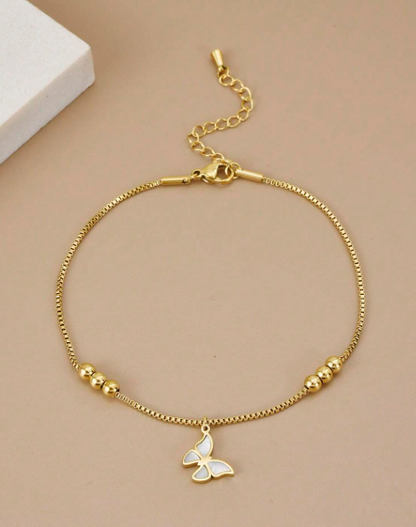 Butterfly Charm Anklet