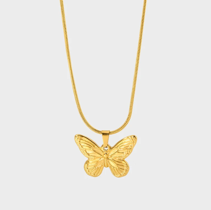 Butterfly Pendant Necklace