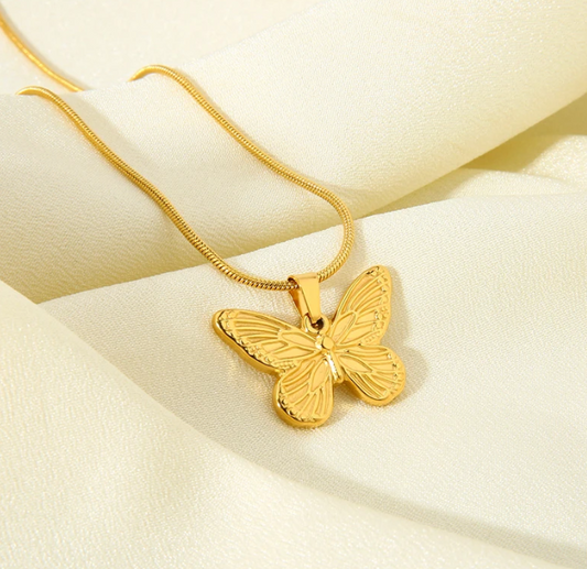 Butterfly Pendant Necklace