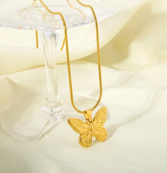 Butterfly Pendant Necklace