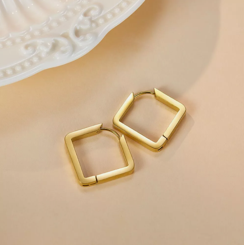 Square Hoop Earring