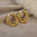 Twisted U Shape Hoops