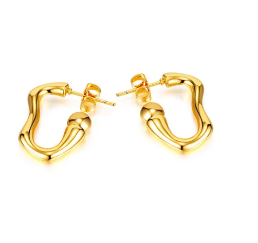 Extravagant Shapes Hoop Earrings