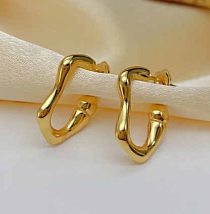 Extravagant Shapes Hoop Earrings