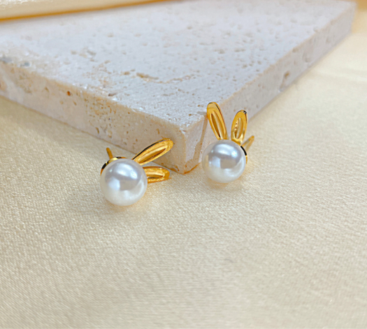 Bunny Charm Studs