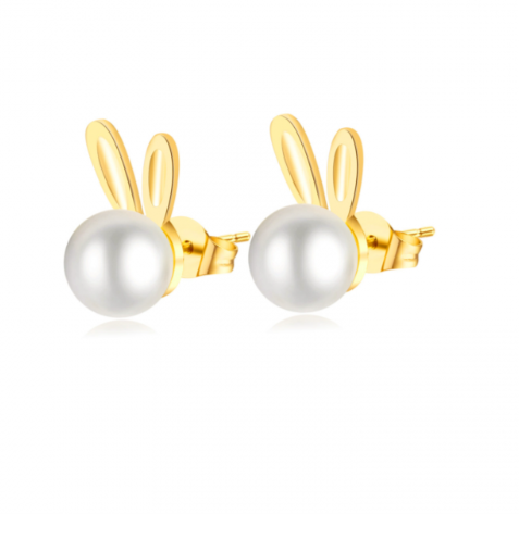 Bunny Charm Studs
