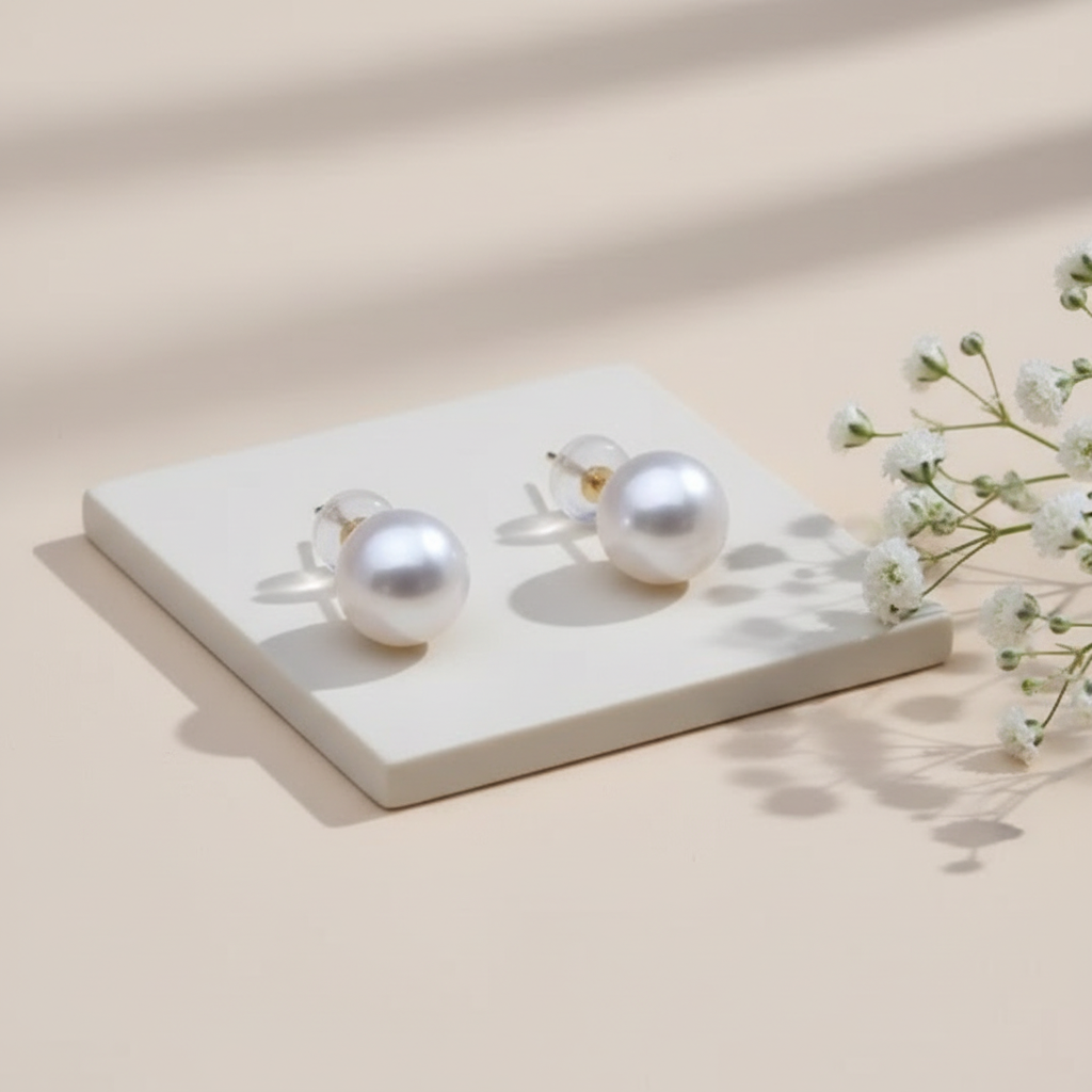 Luna Pearl Studs