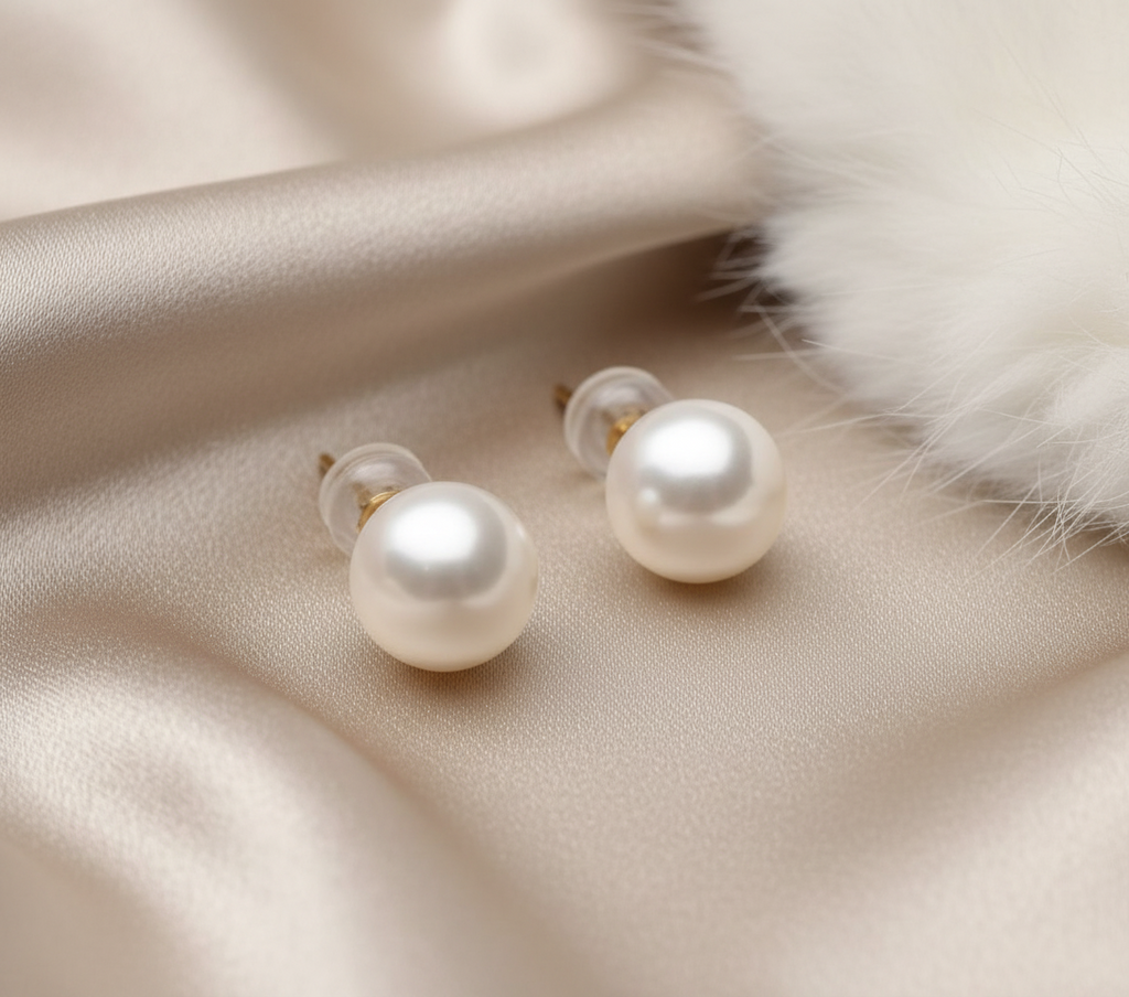 Luna Pearl Studs
