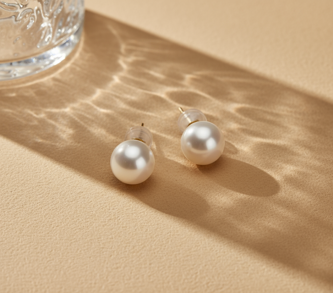 Luna Pearl Studs