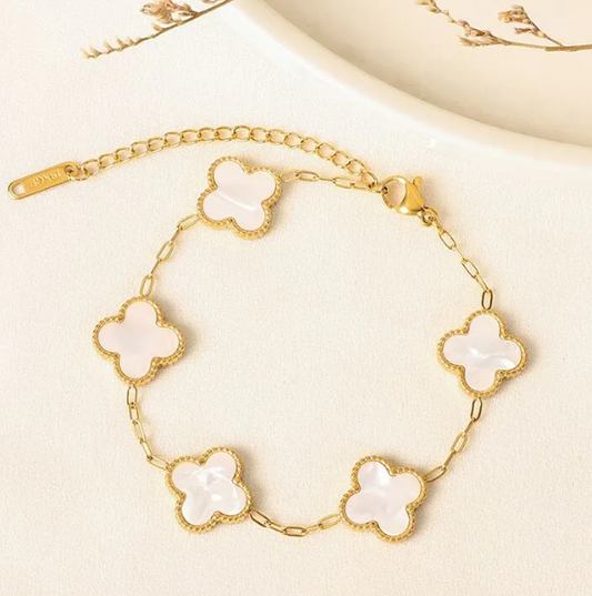 Four-Leaf Clover Bracelet