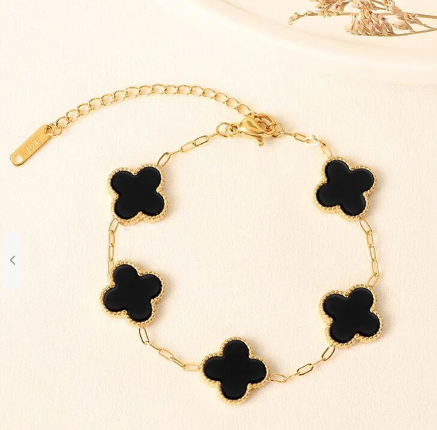 Four-Leaf Clover Bracelet