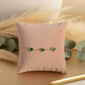Emerald Hearts Bracelet