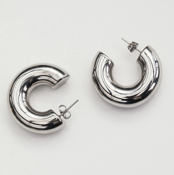 Thick C-shaped Earring