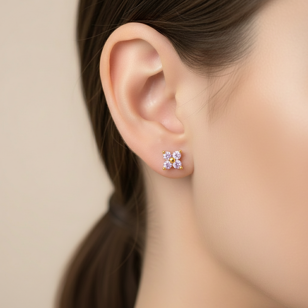 Flower Glow Studs
