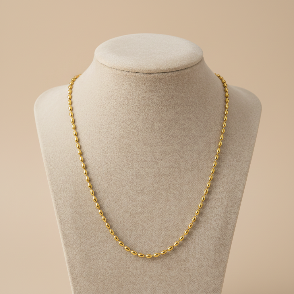 Oval Bead Luxe Chain