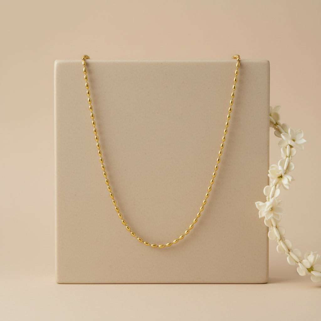 Oval Bead Luxe Chain