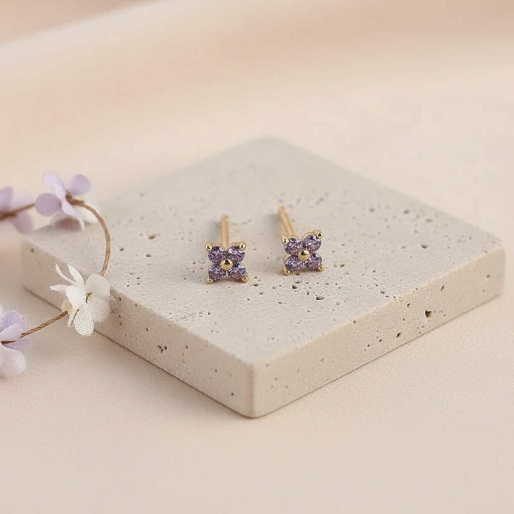 Flower Glow Studs