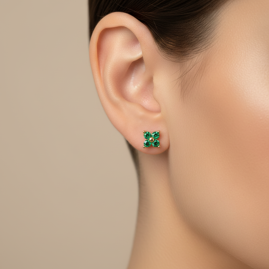 Flower Glow Studs
