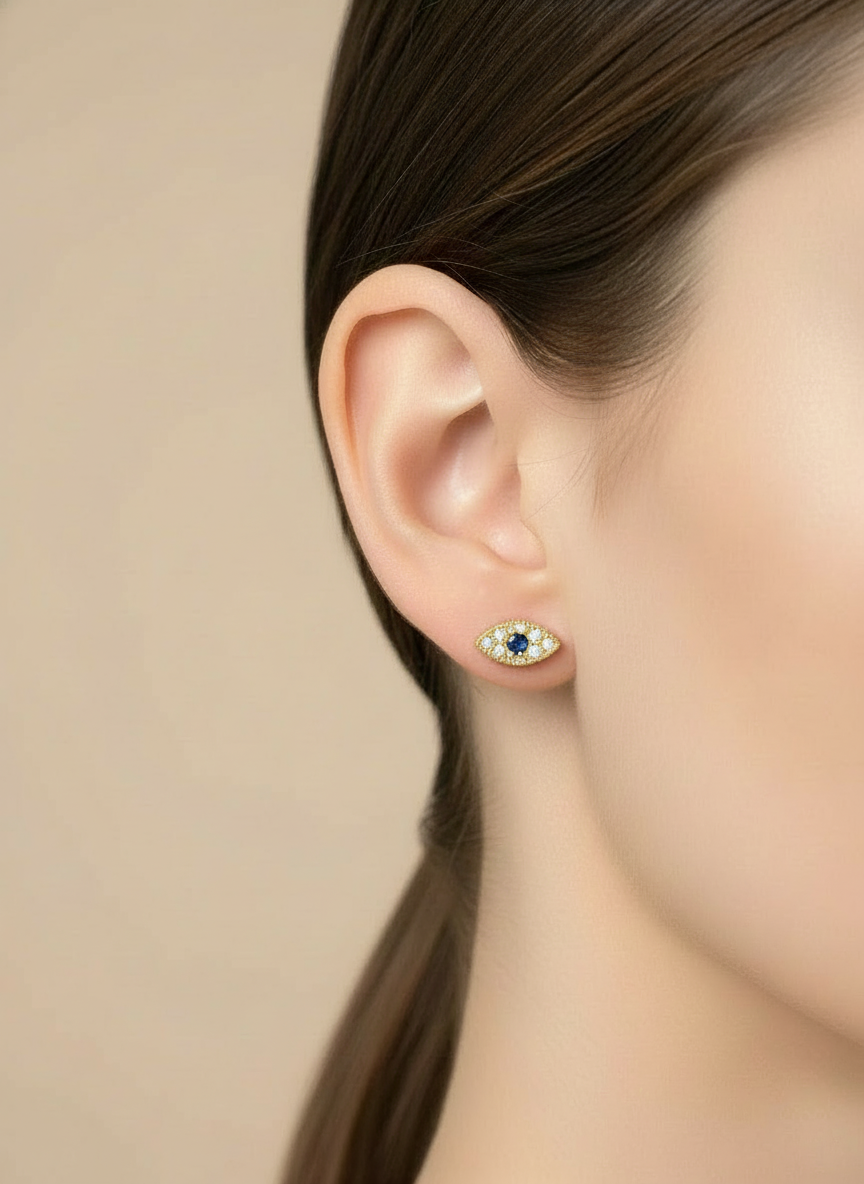 Guardian Gaze Stud Earring