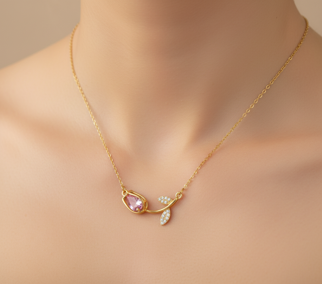 Aurora Tulip Necklace