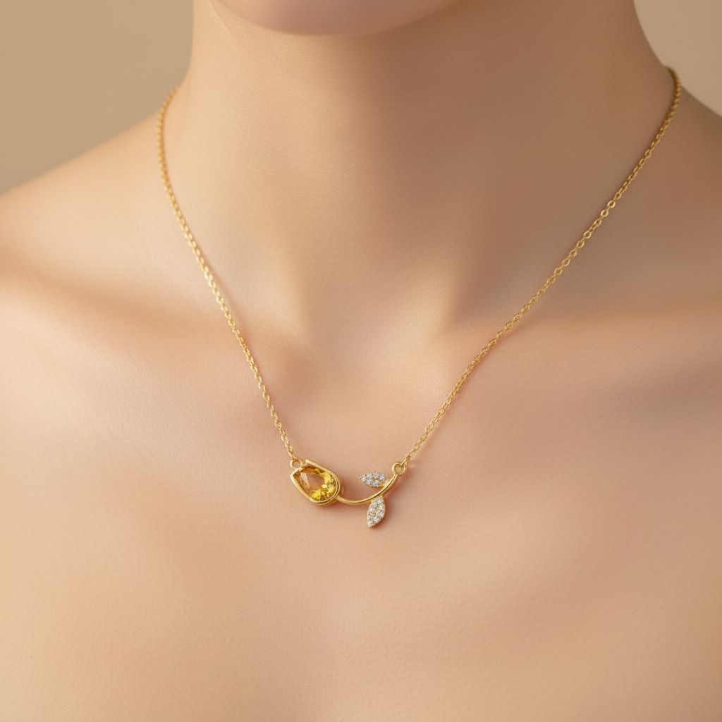 Aurora Tulip Necklace