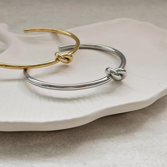 Knot Bangle Bracelet