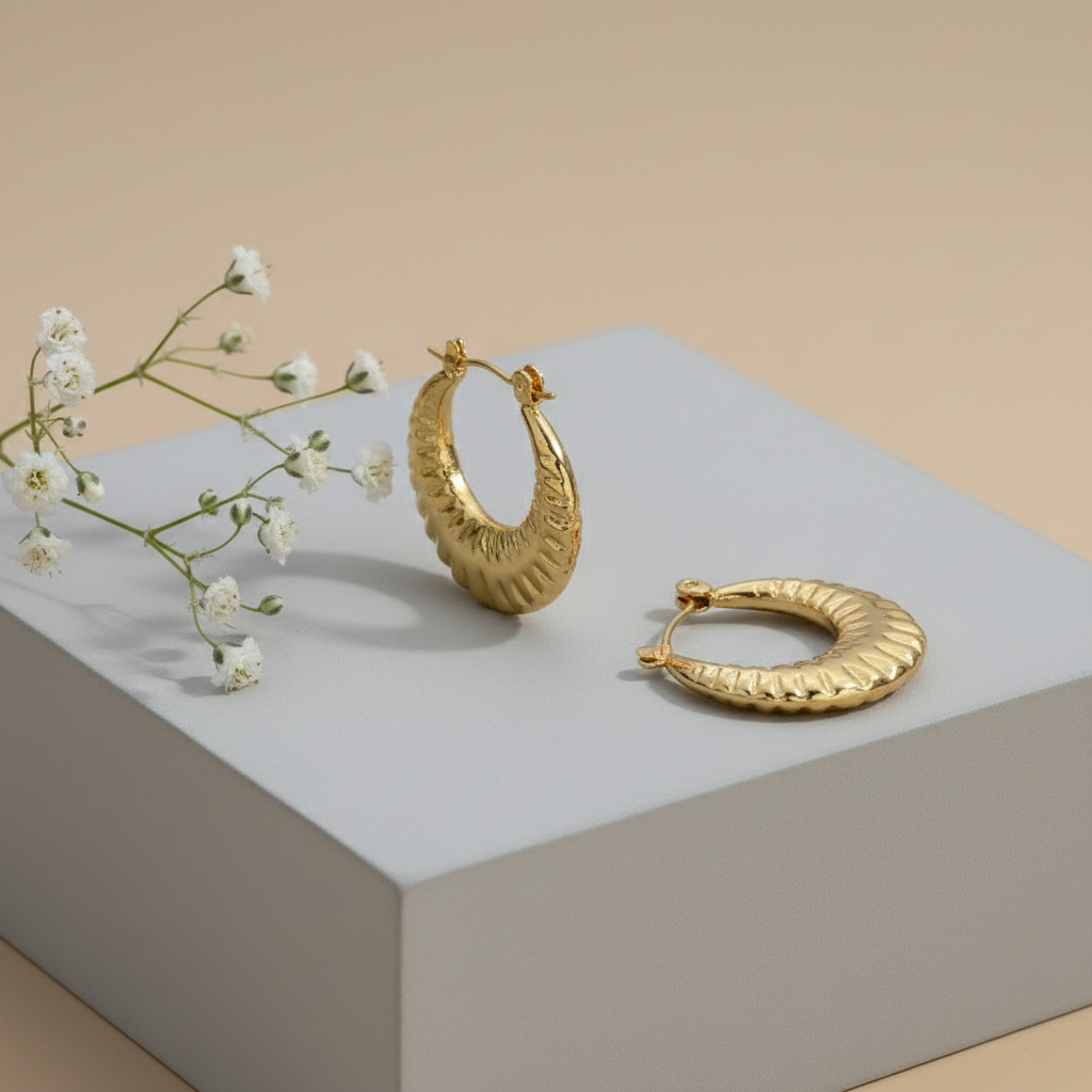 Round Contemporary Hoops