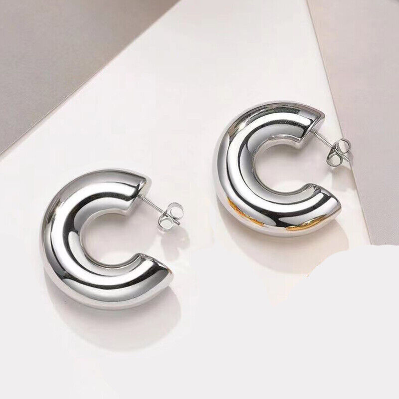 Thick C-shaped Earring