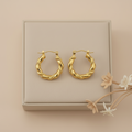 Round Spiral Hoops